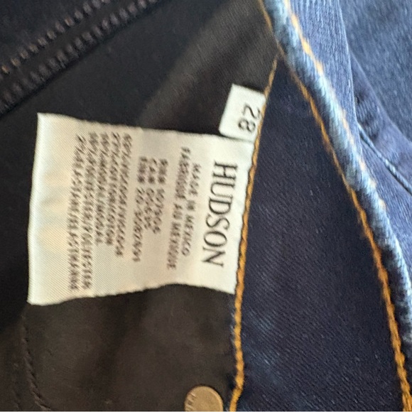 Hudson Jeans Women's Deep Blue Skinny Jeans - Picture 8 of 10
